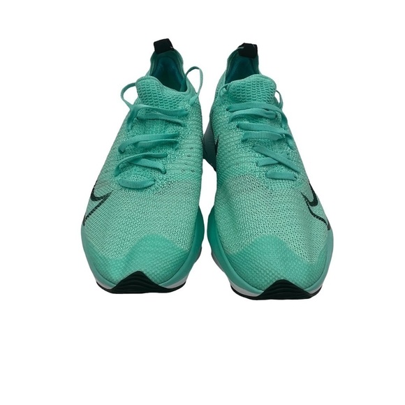 Nike Air Zoom Tempo Flyknit Turquoise Lace Up Sneakers Size 4.5 Youth - Picture 3 of 8